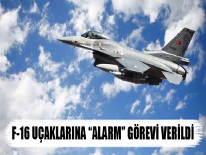 F16'LAR ALARM UÇUŞUNDA