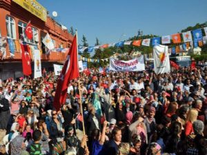 AK PARTİ KEMER'DE YUSUF ÜRAS İZDİHAMI 