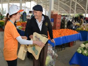 PAZAR YERLERİNDE BEZ TORBA UYGULAMASI