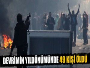 MISIR'DA DEVRİMİN YIL DÖNÜMÜNDE 49 KİŞİ ÖLDÜ