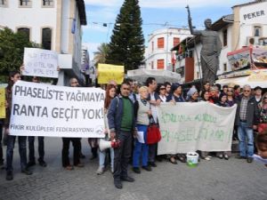 ANTALYA'DA  PHASELİS İÇİN KOZALAKLI EYLEM