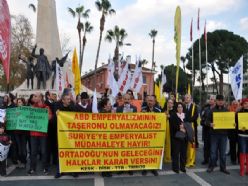 ALANYA'DA FÜZE PROTESTOSU !!!