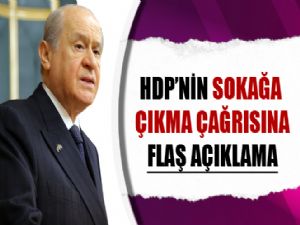 MHP SOKAĞA ÇEKİLME OYUNLARINA KAPILMAYACAKTIR